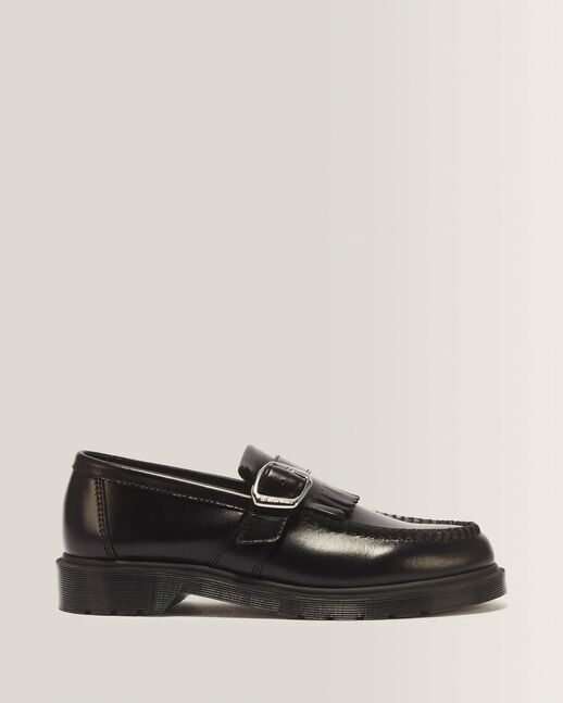 ADRIAN BUCKLE BLACK ANALINE