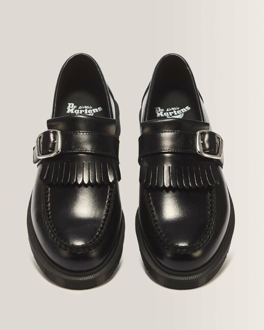 ADRIAN BUCKLE BLACK ANALINE