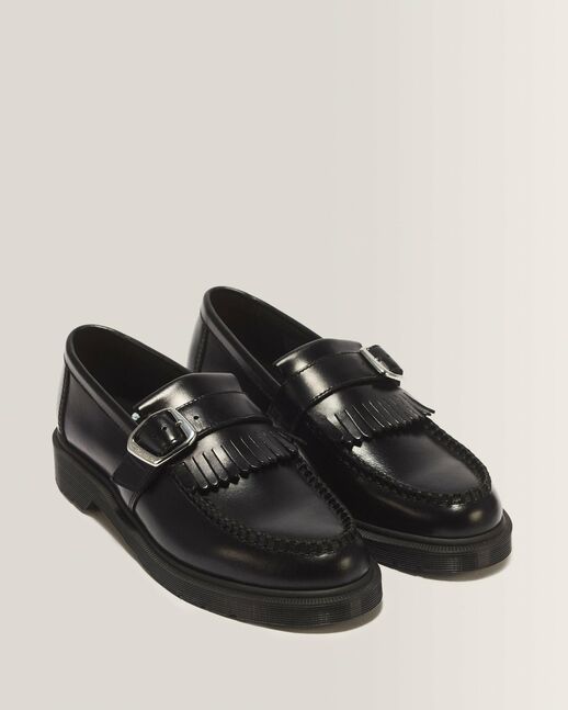 ADRIAN BUCKLE BLACK ANALINE