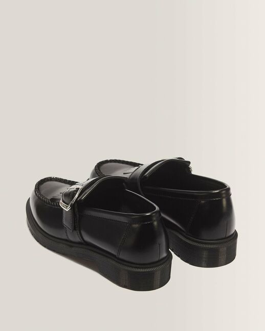 ADRIAN BUCKLE BLACK ANALINE