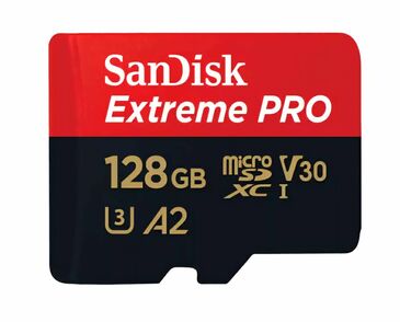 Sandisk Extreme PRO 128gb 4K UHD micro sd card