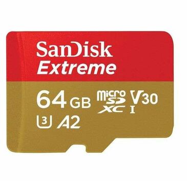 Sandisk Extreme 64gb 4K UHD 190MB/s micro sd card 