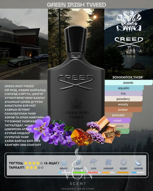 20ml Creed Green Irish Tweed — 1