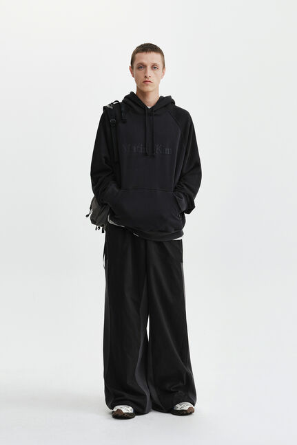 COLOR BLOCK LOGO HOODY TOP