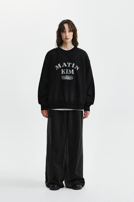 WAFFLE COLOR BLOCK TRACK PANTS