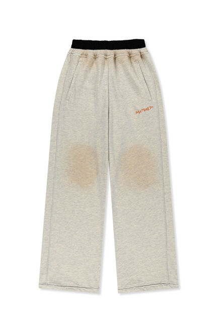 VINTAGE WASHED COLOR CONTRAST SWEATPANTS