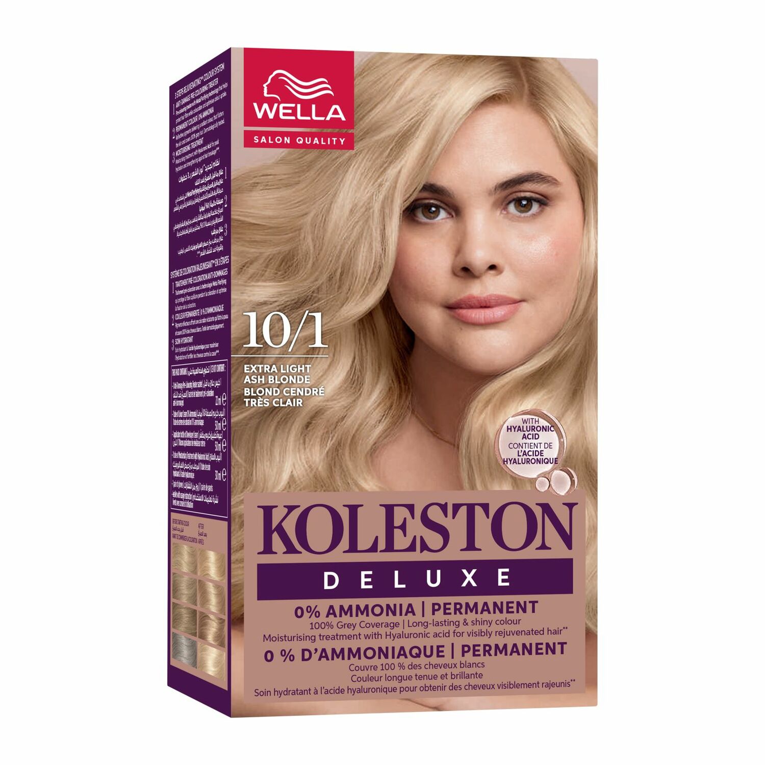 Koleston Deluxe Extra Light Blonde 10/1 Аммиакгүй үсний будаг /Цагаан цайвар шаргал/