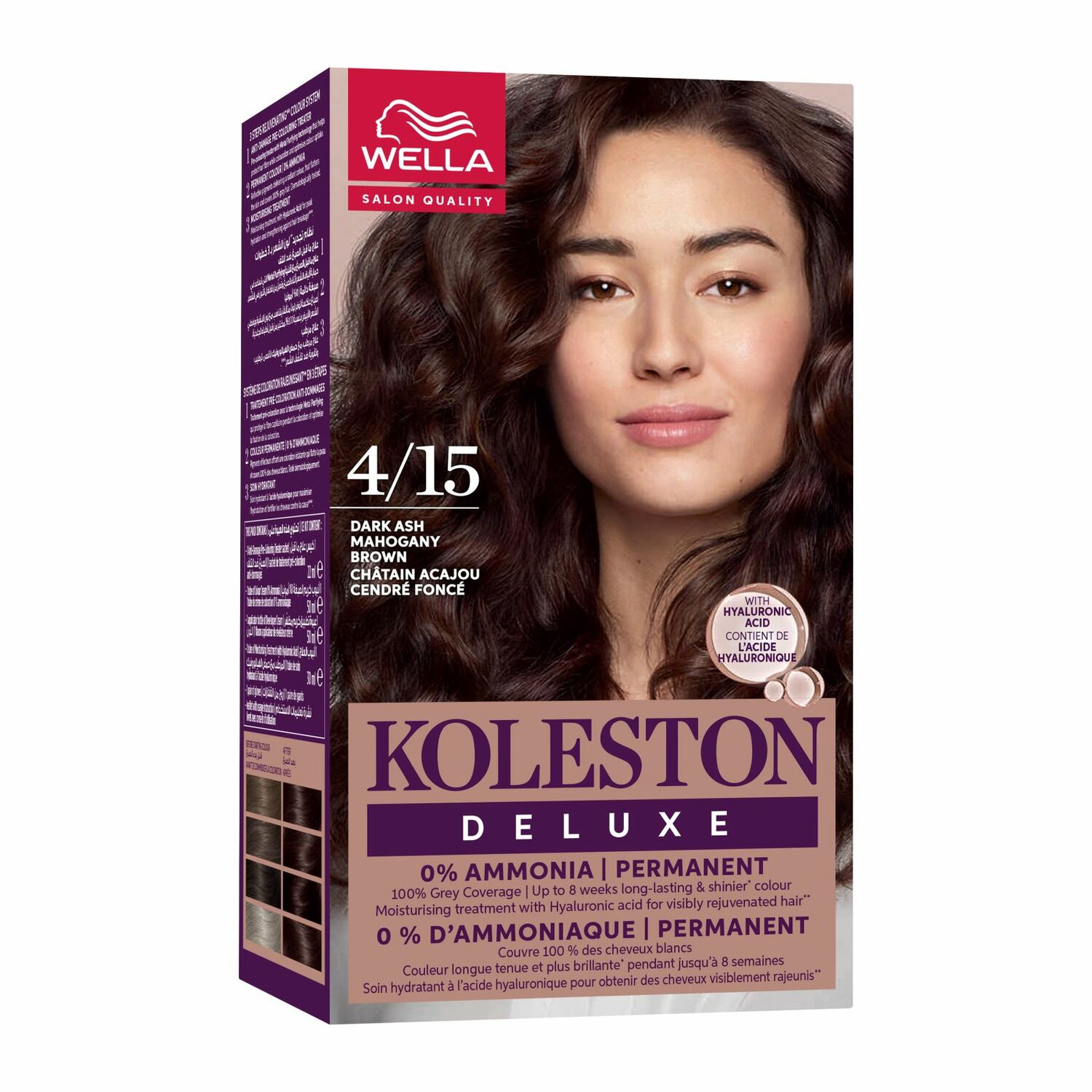 Koleston Deluxe Brown 4/15 Аммиакгүй үсний будаг /Бор/