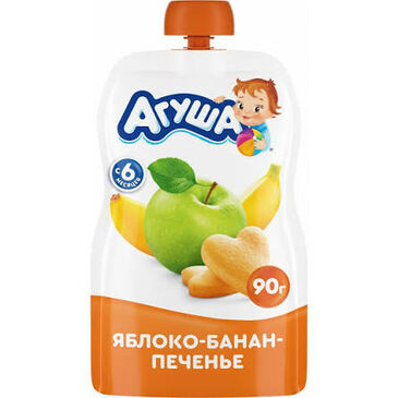 Агуша Ябл-бан-печ 90г №1