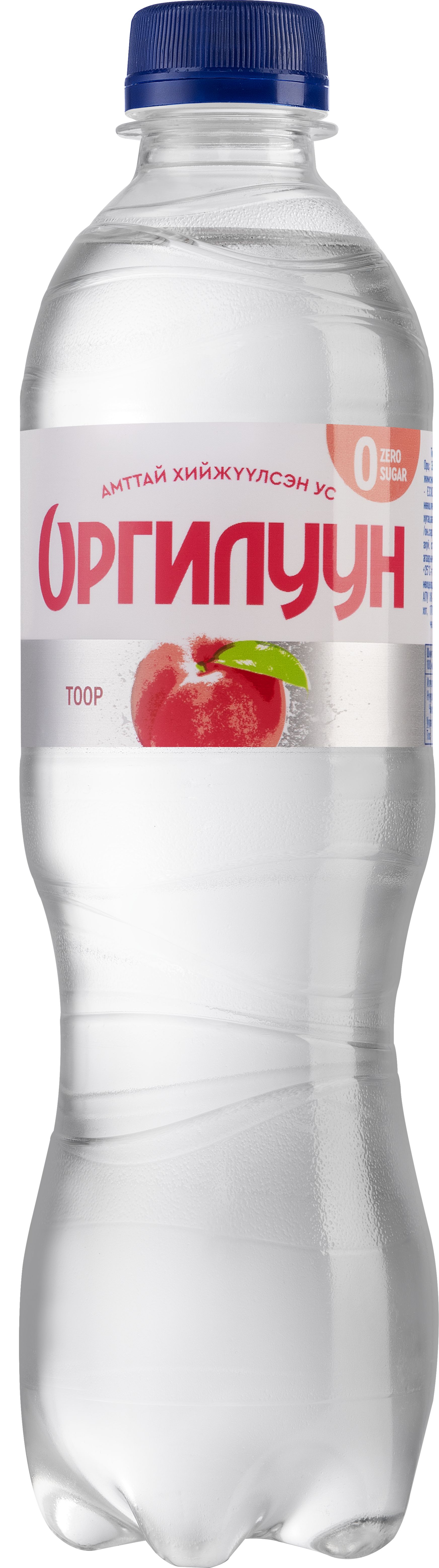 Orgiluun zero PET 0.5 L /peach/