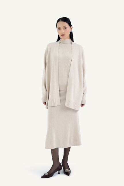 EMBOSSED ORCHID Cardigan