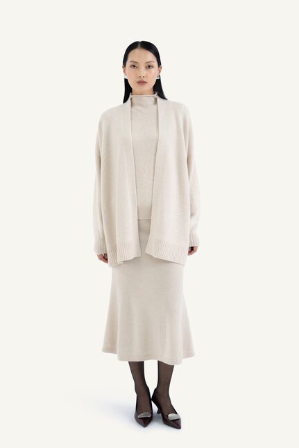 EMBOSSED ORCHID Cardigan