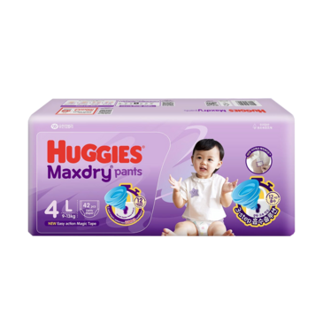 Huggies Maxdry №4 L 9-13кг хүүхдийн өмсдөг живх №42