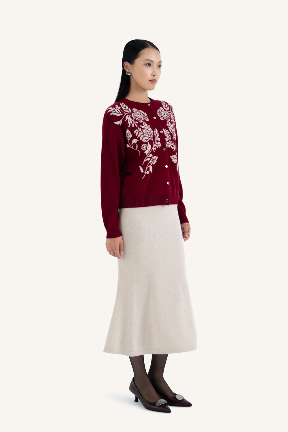 ORCHID Button Cardigan - 3
