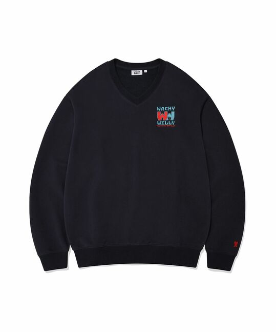 V-NECK SWEATSHIRT