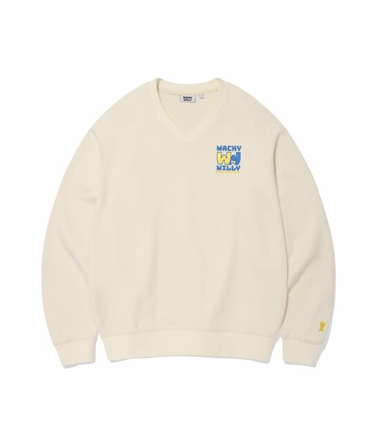 V-NECK SWEATSHIRT