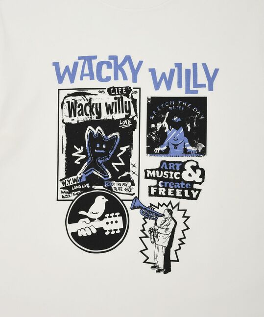 FRONT GRAPHIC LONG SLEEVE T-SHIRT