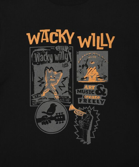 FRONT GRAPHIC LONG SLEEVE T-SHIRT