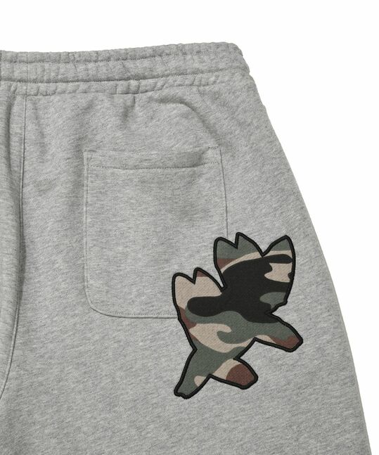 CAMO APPLIQUE BALLOON FIT SWEAT PANTS