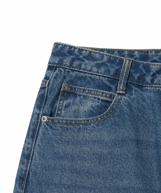 STRAIGHT DENIM PANTS