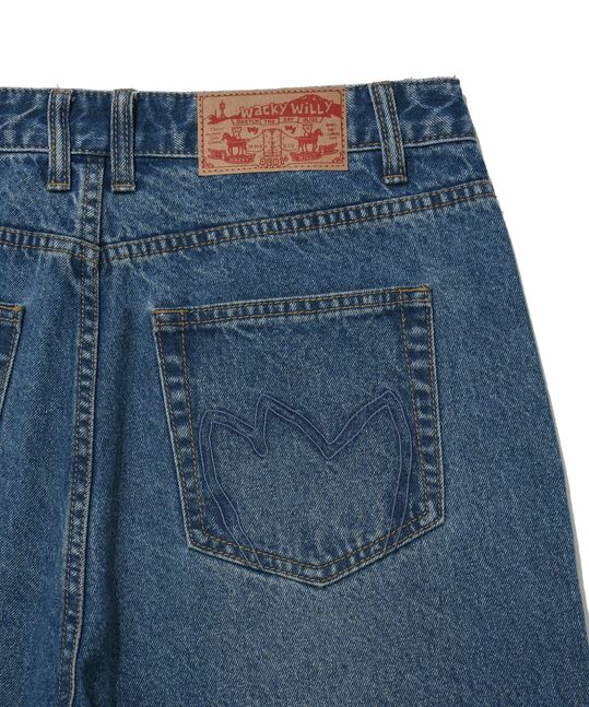 STRAIGHT DENIM PANTS