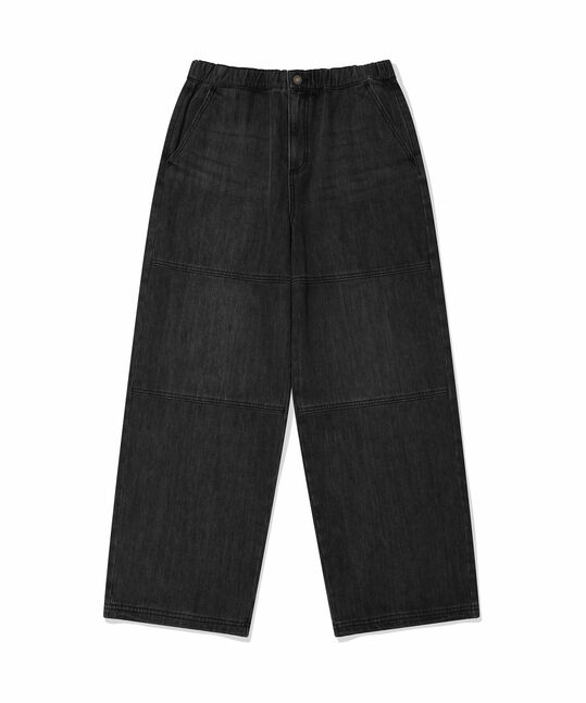 BRUSHED PARACHUTE DENIM PANTS