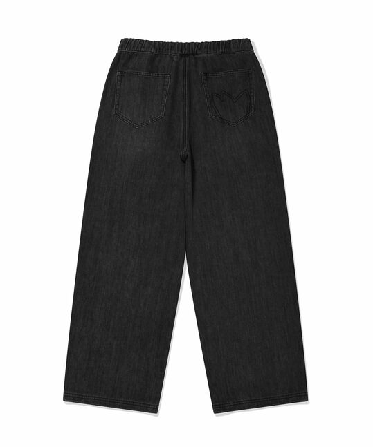 BRUSHED PARACHUTE DENIM PANTS