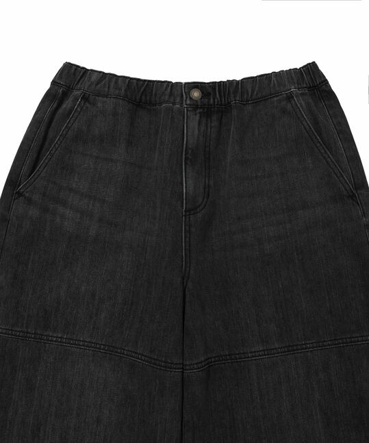 BRUSHED PARACHUTE DENIM PANTS
