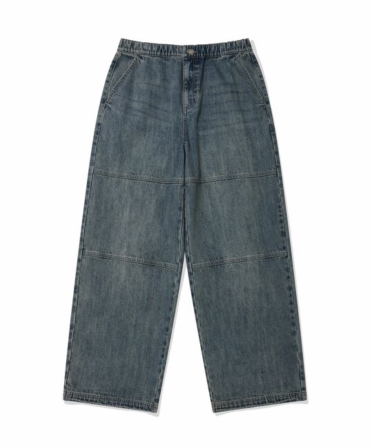 BRUSHED PARACHUTE DENIM PANTS