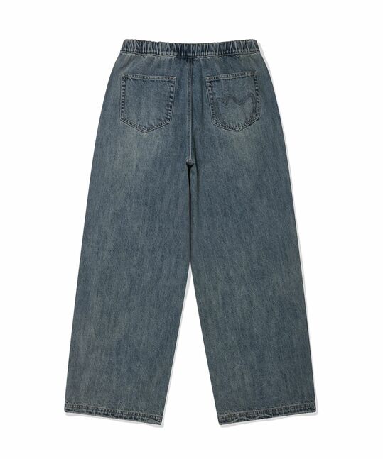 BRUSHED PARACHUTE DENIM PANTS