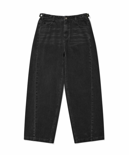 WASHED CORDUROY WIDE BANDING PANTS