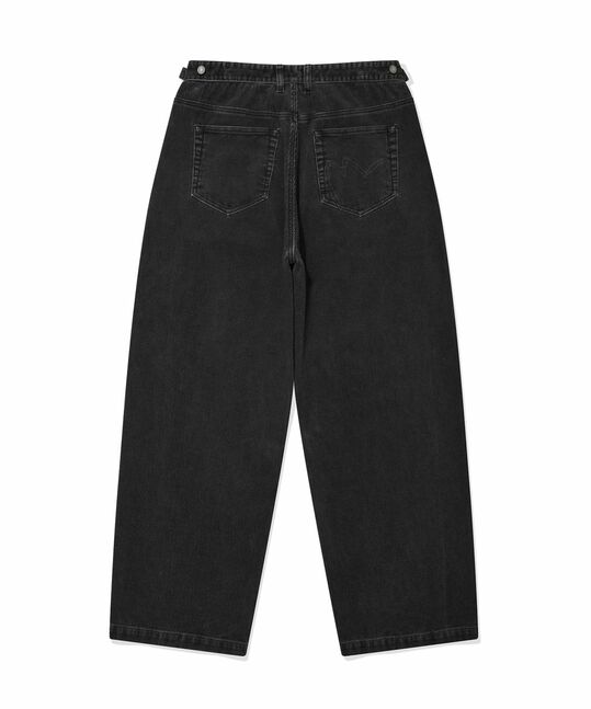 WASHED CORDUROY WIDE BANDING PANTS