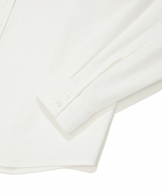 ROUND COLLAR SOLID SHIRT