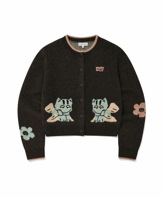 WOMEN'S IP PATTERN CARDIGAN