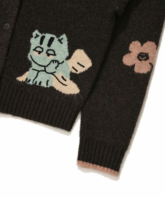 WOMEN'S IP PATTERN CARDIGAN