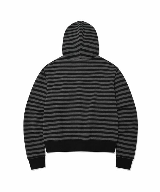 STRIPE HOOD ZIP-UP
