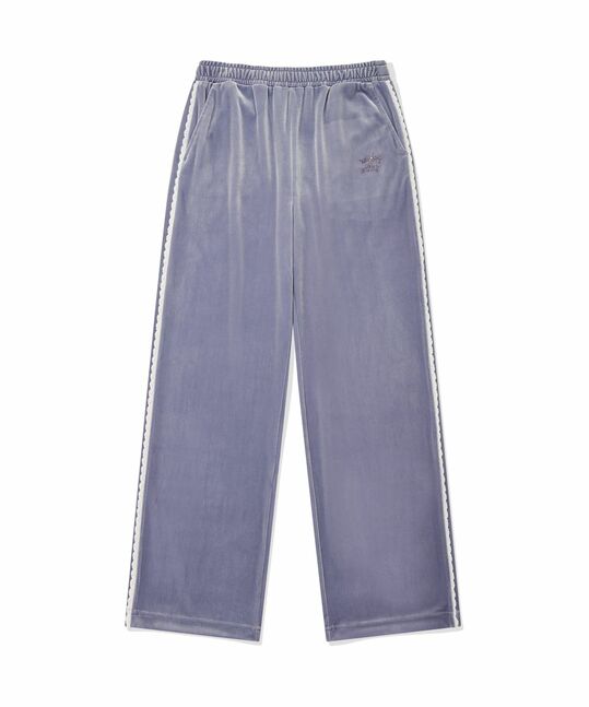 VELVET SEMI-WIDE FIT PANTS (SET UP)