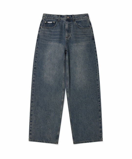 SEMI-WIDE DENIM PANTS