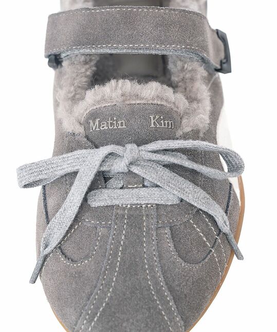 SPORTY SHEARLING MARY JANE SNEAKERS