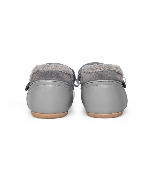 SPORTY SHEARLING MARY JANE SNEAKERS