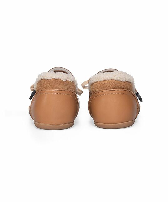 SPORTY SHEARLING MARY JANE SNEAKERS