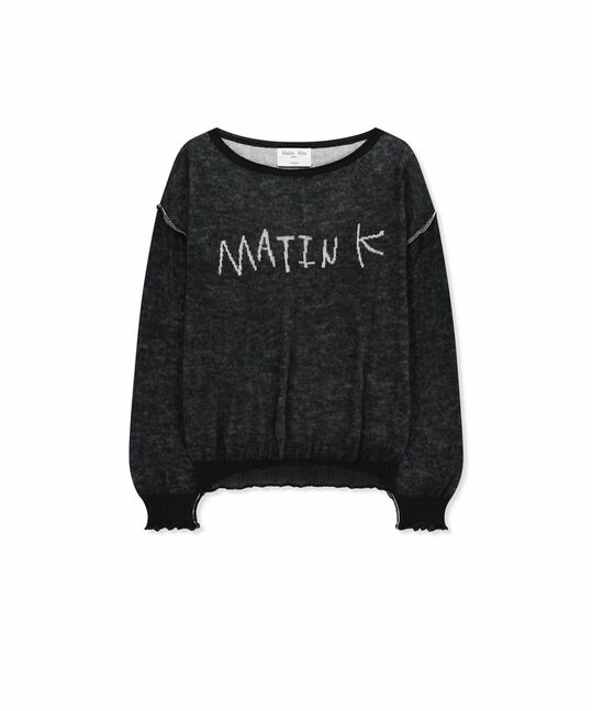 MATIN DUAL TONE KNIT PULLOVER