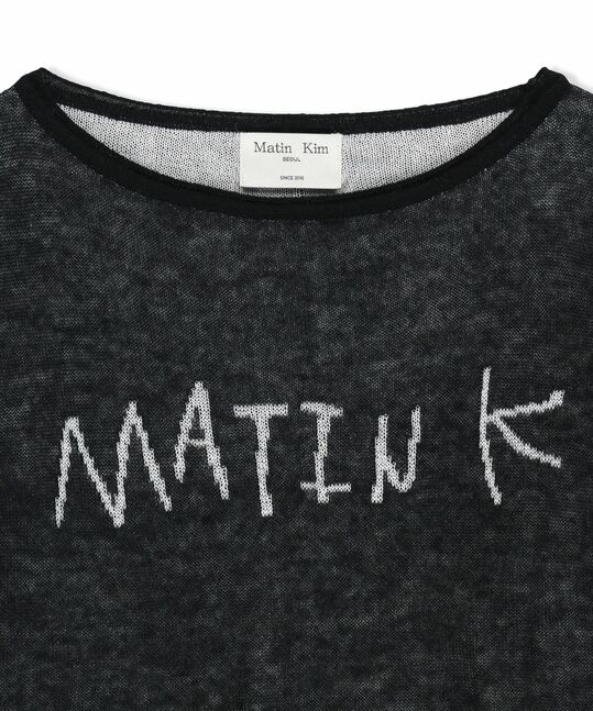 MATIN DUAL TONE KNIT PULLOVER