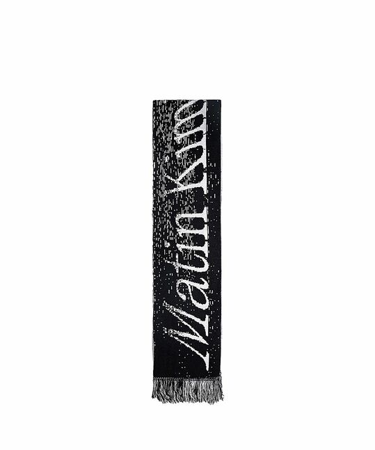 CONTRAST LOGO JACQUARD MUFFLER