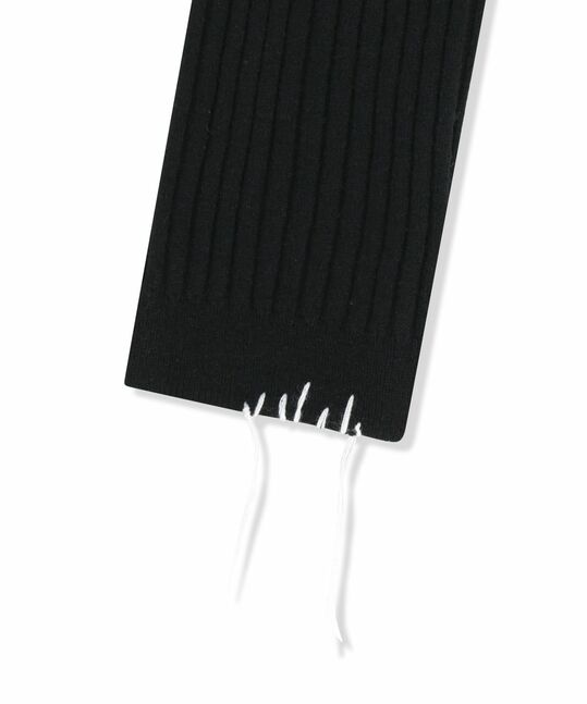 HAND STITCH SLIM FIT KNIT ZIP UP