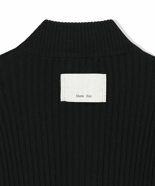 HAND STITCH SLIM FIT KNIT ZIP UP