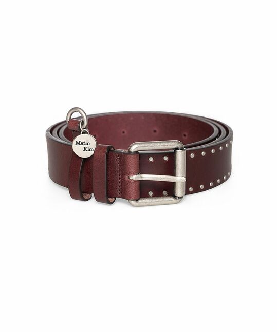 MINI DOT STUD LEATHER BELT