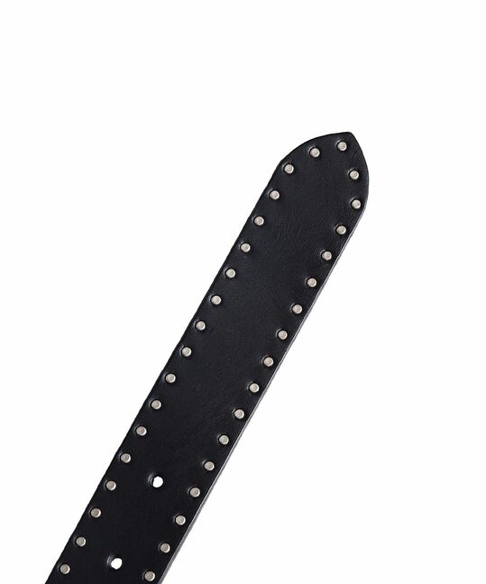 MINI DOT STUD LEATHER BELT