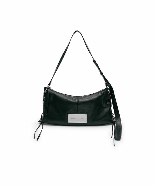 EYELET SHIRRING SHOULDER BAG