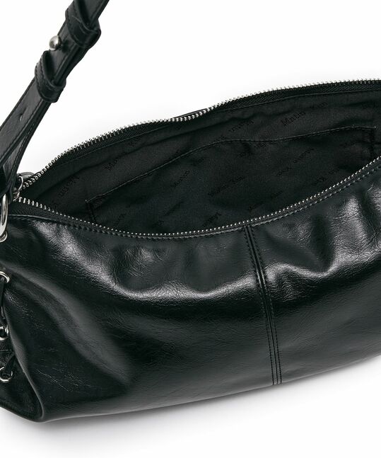 EYELET SHIRRING SHOULDER BAG